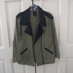 Women Military Green Jacket