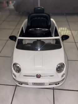 Best Ride On Cars Fiat Push Car, White