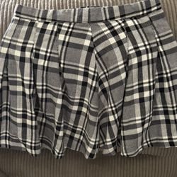 Plaid  skirt