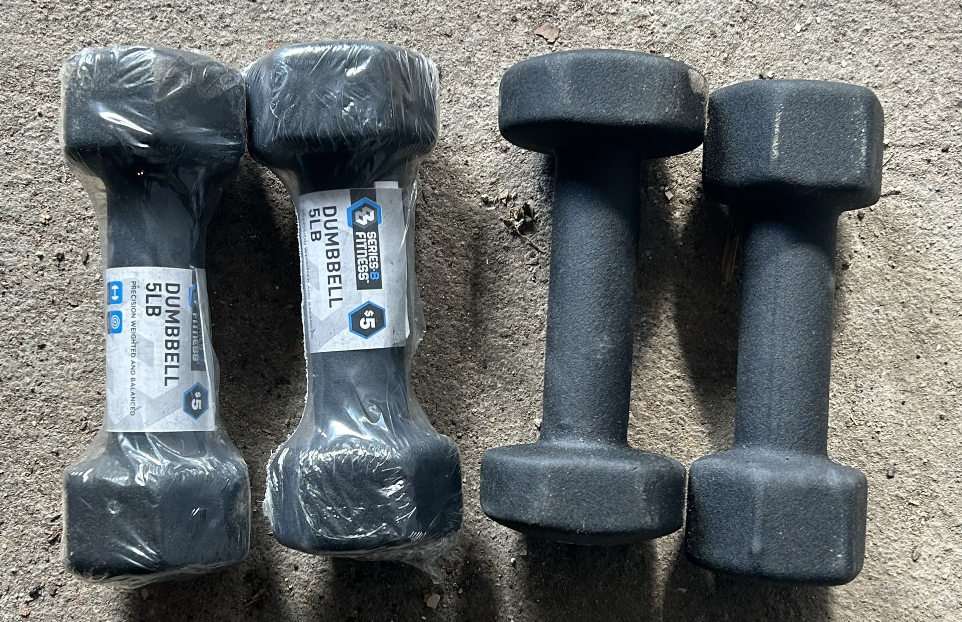 5 Lb Workout Dumbbells New