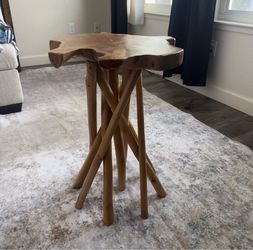 Small wooden table