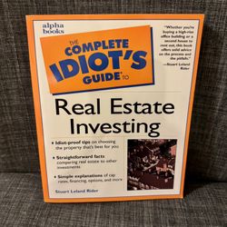 The Complete Idiot's Guide to Real Estate Investing