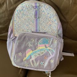 Backpack With Lunch Bag