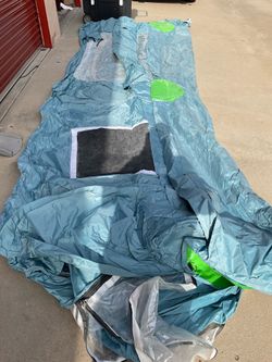 Portable paint booth in dewalt waterproof case