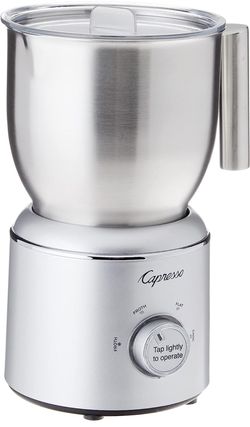 Capresso froth Select Automatic Milk Frother and Hot Chocolate Maker, Stainless Steel 209.05, Silver, 20 ounce
