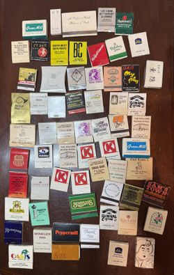 Vintage Matchbooks 5 For $15