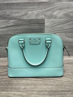 Kate Spade Wellesley Mint Satchel Leather Handbag (A1D025224)