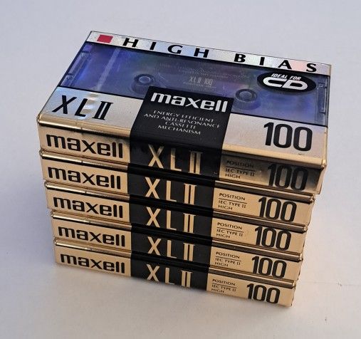 Maxell Audio Cassette Tapes Lot