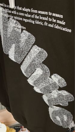 Off white skate hoodie chocolate size L