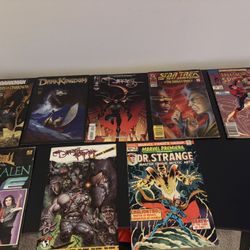 Spider-Man, Van Halen Darkness, Dark Dragon Comic Books Eight Of Them