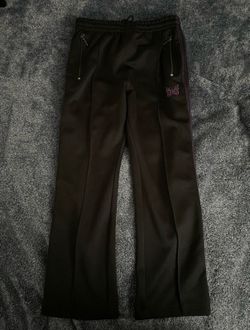 Needles Track pants (Black/Purple)