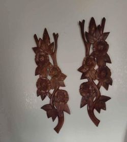 Beautiful Vintage Oriental Wood Wall Art