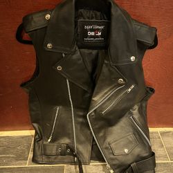 Biker Sleeveless Punk Jacket