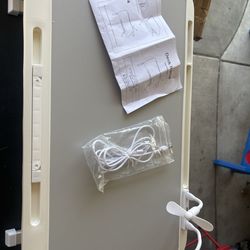 Portable Laptop Desk Bed Table with USB Fan & Light