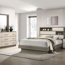 4-Pc Queen Size Bedroom Set. $53 Down Payment