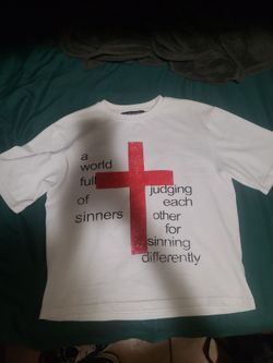(DM FOR OTHER COLOR,BLACK,OR OLIVE)Cruel world Jesus tee