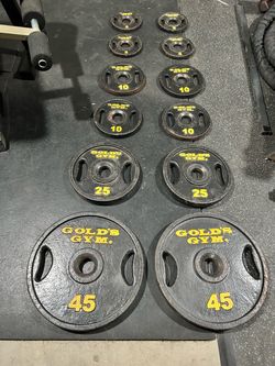 Gold's Gym Olympic Weight Plate Set