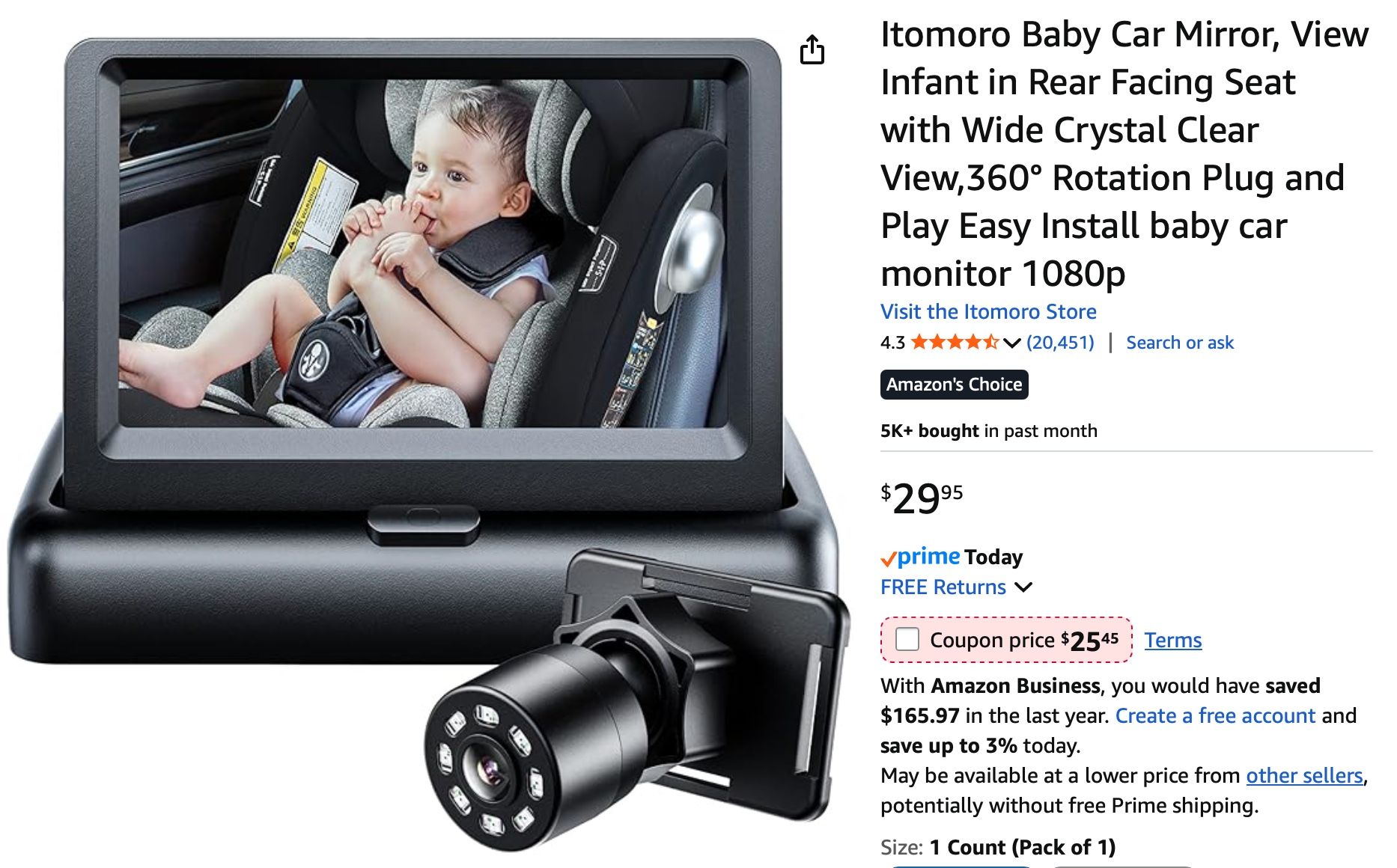 Baby Car Camera