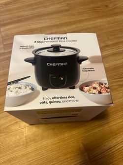 Chefman 2-Cup Personal Rice Cooker – New in Box