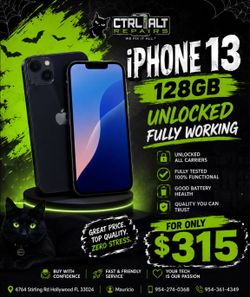 📱 iPhone 13 - 128GB Factory Unlocked 📱
🔥 ONLY $315 🔥