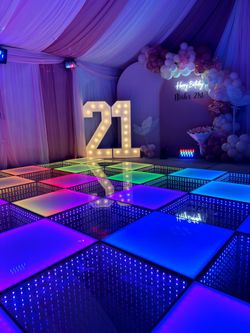 LED Dance Floor & Bad Bunny Head for Sale