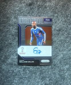 2022 Panini - Prizm FIFA World Cup Gatar Soccer - William Gallas -  International Ink Autographed Card No I-WG - Mint - France