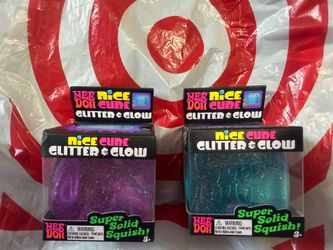 NeeDoh Nice Cube Glitter and Glow