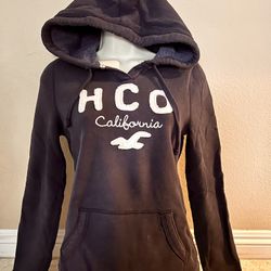 Hollister HCO Navy Blue Soft Hoodie Size L 