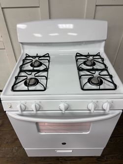 White GE Gas Range like. New