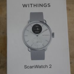 Withings ScanWatch 2 Hybrid Smart Watch 38mm Grey/White NEW SEALED BOX 