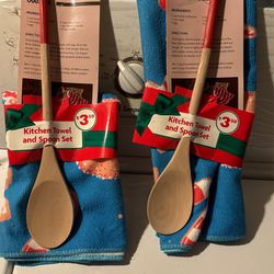 Kitchen Towel And Spoon Set
