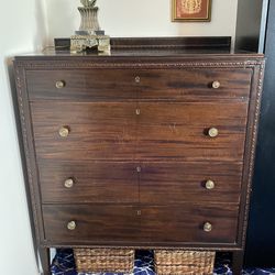 Vintage Mahogany Woodard Bureau