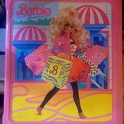 1989 Barbie Carrying And Storage Case NM Condition 