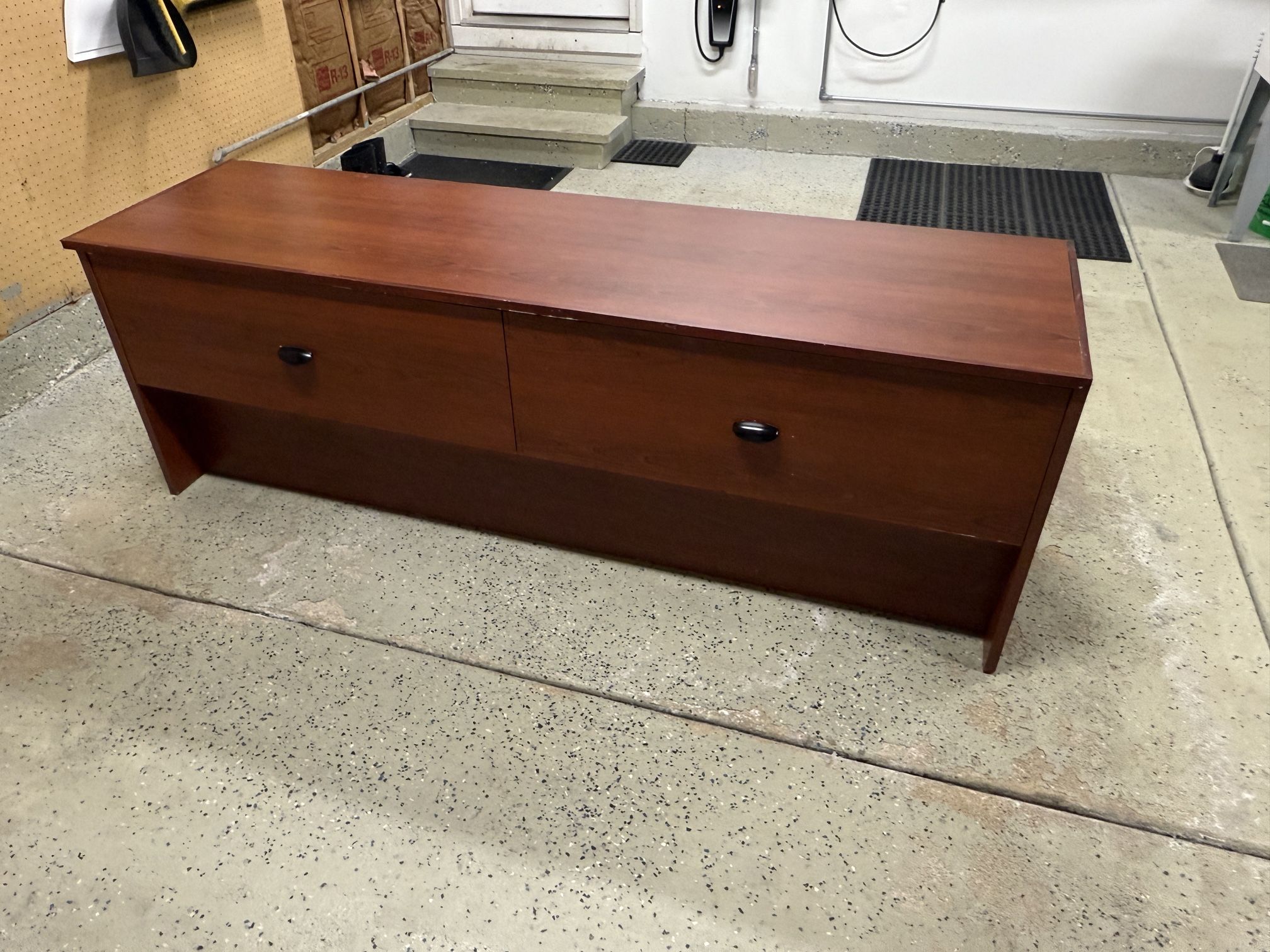 Large 2 Drawer Dresser Table Console TV Stand Heavy