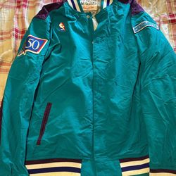Authentic Charlotte Hornets 1996-97 Warm Up Jacket