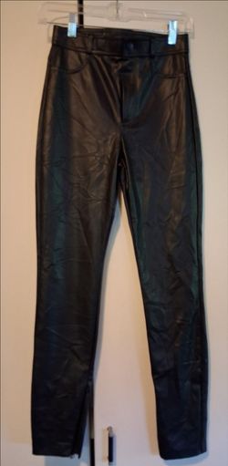 ZARA PU Stretch skinny pants Size small