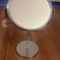 New Beautiful Studded Pearl And Crystal Face Makeup Facial Mirror