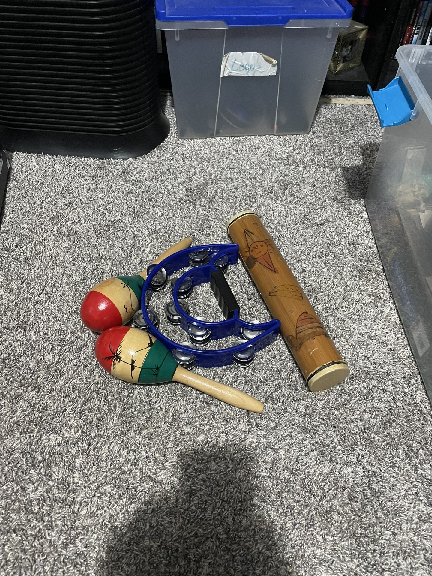 Percussion Auxilliary Instruments (Maracas, Tamborine, Rainmaker)