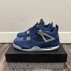 Nike Air Jordan 4 Retro College Navy Size 10