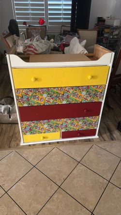Custom Made Kids Dresser Super Heroes