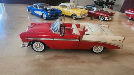 Jada Toys 1956 Chevrolet Bel Air Convertible Escala 1:24 Diecast