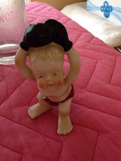 Vintage boxer figurine