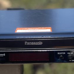 Brand/Model: Panasonic SA-PT750Media Formats: 5-Disc Carousel Changer supporting DVD-Video, CD, CD-R/RW, MP3, and WMA https://offerup.com/redirect/?o=