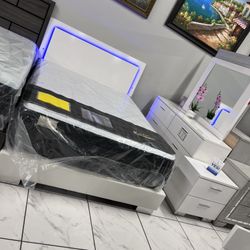 4pc Queen Bedroom Set 🔥 Take It Home With Only $50 Down 