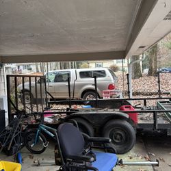 16 foot Landscape trailer dual axle