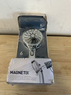 Moen 26000 Attract 6-Spray Wall Mount Handheld Shower Head 1.75 GPM in Chrome