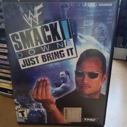 Playstation 2 Game Wwf Smack Down Just Bring It 