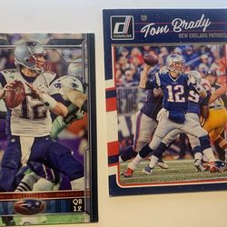 SET 2 Tom Brady Topps #50 Donruss #180