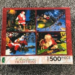 NEW Ceaco Christmas Traditions Collector’s Edition Jigsaw Puzzles