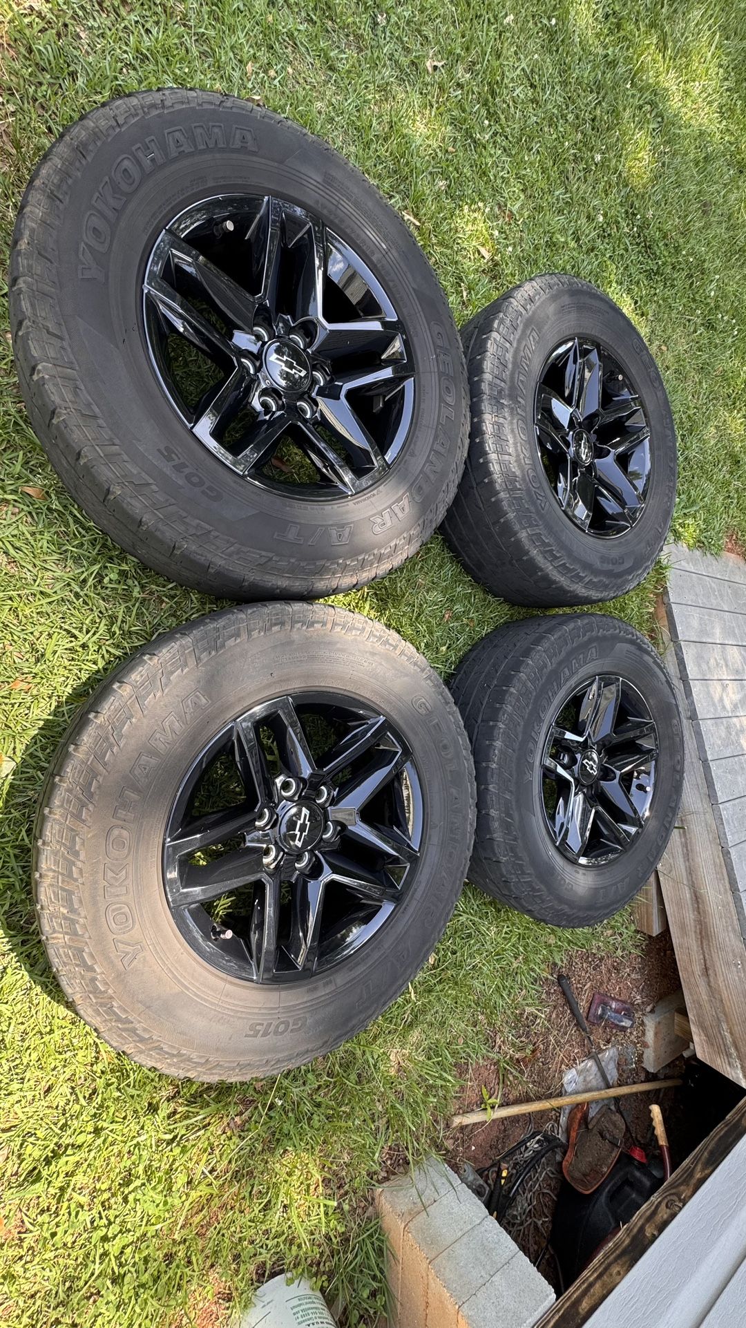 Chevy OEM Wheels with tires